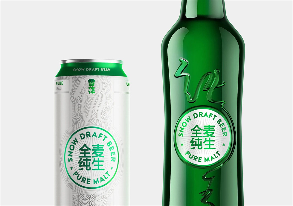 全麦纯生啤酒包装设计 全麦纯生啤酒包装设计